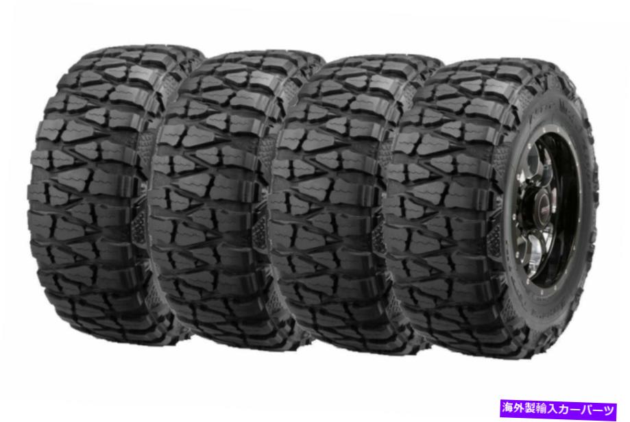 ホイール　４本セット 37x13.50r17lt eセット4 Nitto Mud Grappler Mud Terrain Tyres 131p 37.1 37135017 37X13.50R17LT E Set 4 Nitto Mud Grappler Mud Terrain Tires 131P 37.1 37135017【並行輸入品】