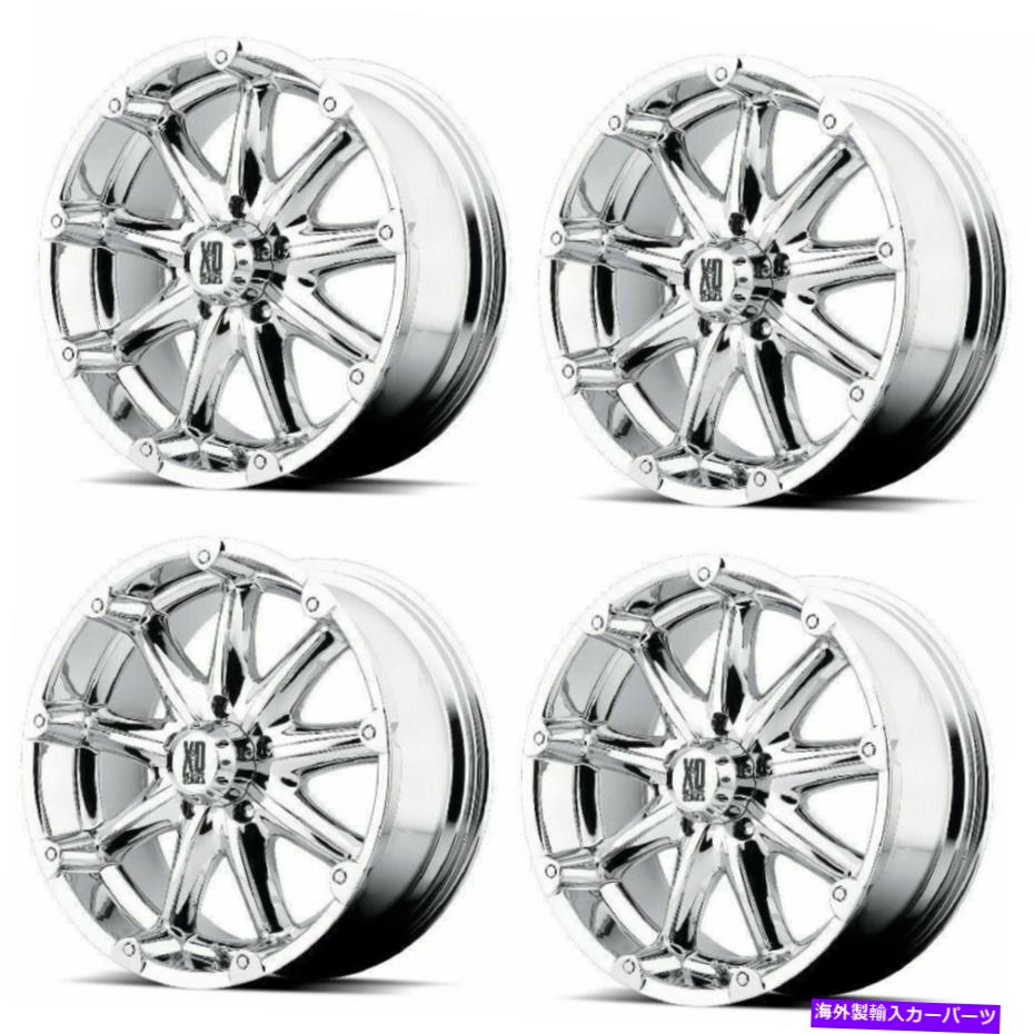 ホイール　４本セット セット4 20 "XD XD779 BADLANDS CHROME 20X9 5X5.5ホイール-12mmリフトトラックリム Set 4 20" XD XD779 Badlands Chrome 20x9 5x5.5 Wheels -12mm Lifted Truck Rims【並行輸入品】｜Us Custom Parts Shop USDM
