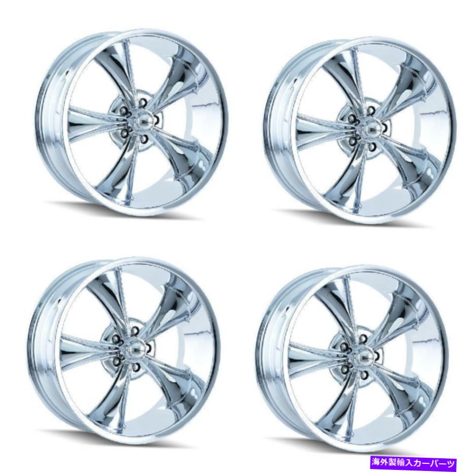 ホイール　４本セット セット4 20 "リドラー695クロムホイール20x8.5 5x4.5リム0mm Set 4 20" Ridler 695 Chrome Wheels 20x8.5 5x4.5 Rims 0mm【並行輸入品】｜Us Custom Parts Shop USDM