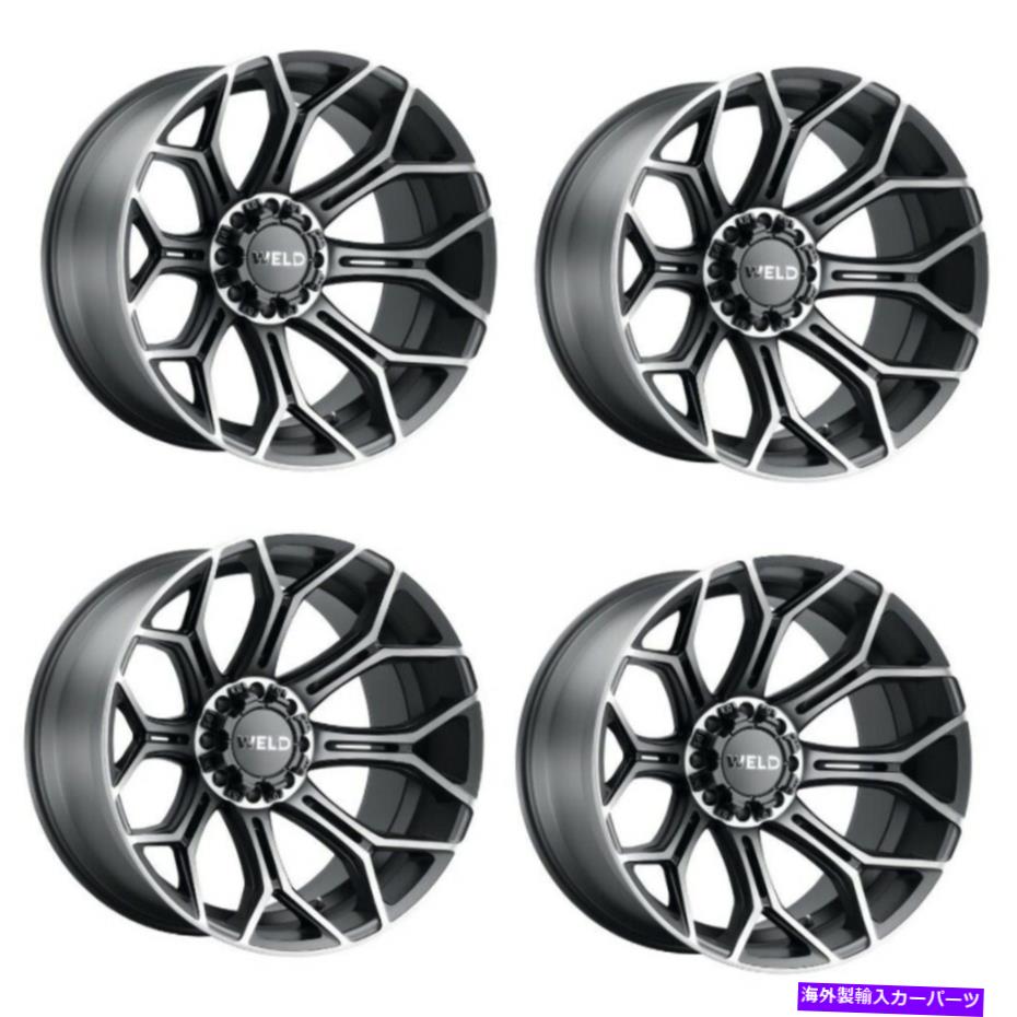 ホイール　４本セット セット4 24 "溶接オフロード勾配24x14ブラック機械加工DDT 6x135/6x5.5 -70mmリム Set 4 24" WELD Off-Road Gradient 24x14 Black Machined DDT 6x135/6x5.5 -70mm Rims【並行輸入品】｜Us Custom Parts Shop USDM