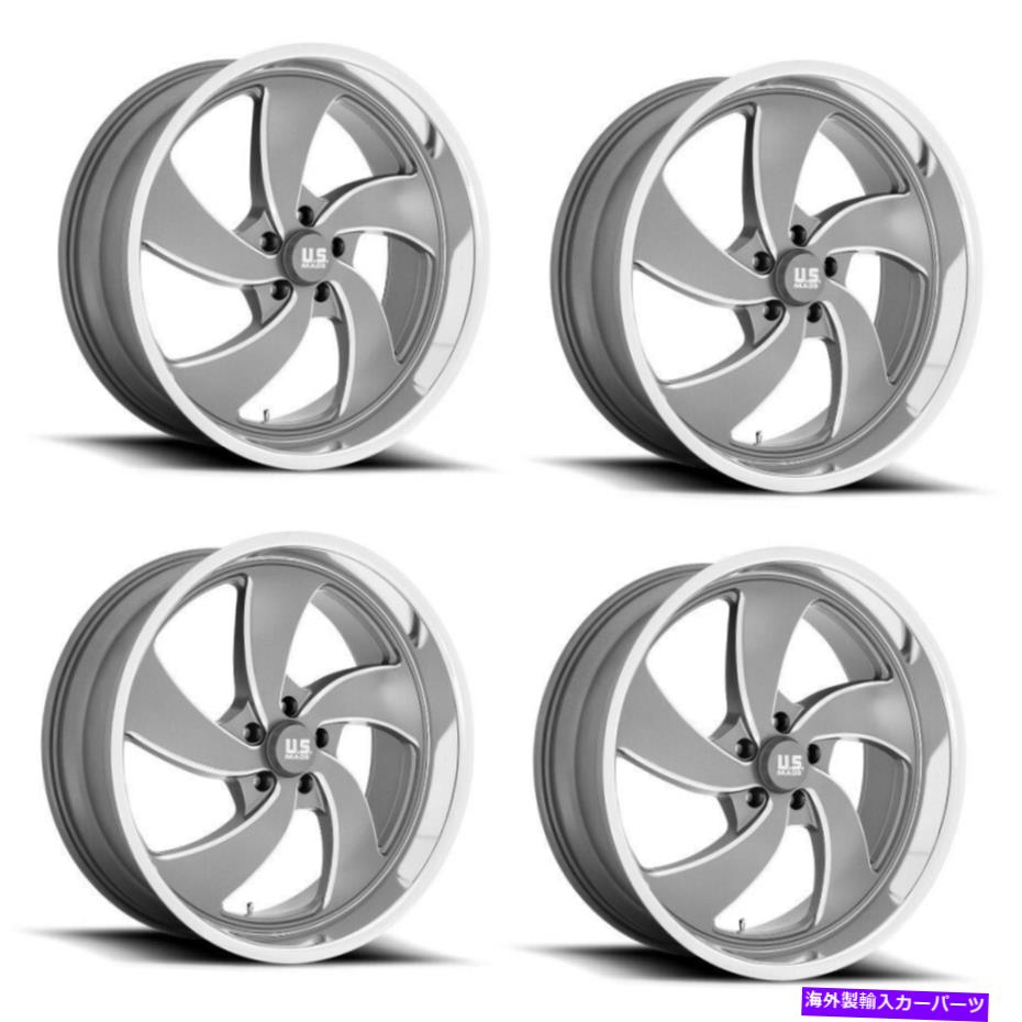 ホイール 4本セット セット4 24 "US MAG 1PC U133 Desperado Anthracite Diamond Right 24x10 5x4.75 5mm Set 4 24" US Mag 1PC U133 Desperado Anthracite Diamond Right 24x10 5x4.75 5mm【並行輸入品】|Us Custom Parts Shop USDM