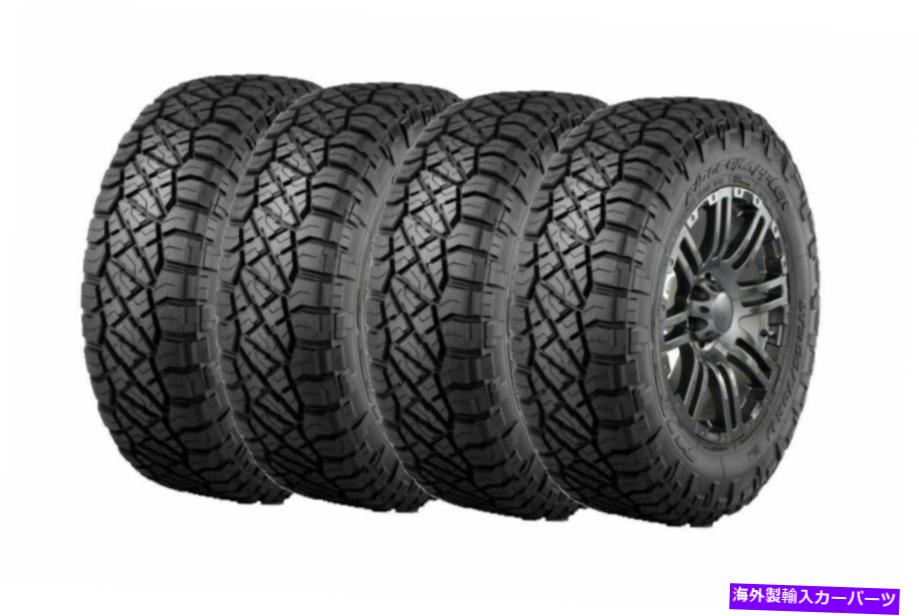 ホイール　４本セット 37x13.50r22lt 12fセット4 Nitto Ridge Grappler Hybrid Terrain Tyres 128Q 37135022 37X13.50R22LT 12F Set 4 Nitto Ridge Grappler Hybrid Terrain Tires 128Q 37135022【並行輸入品】