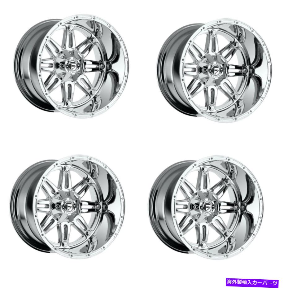 ホイール　４本セット セット4 18 "燃料人質D530クロムホイール18x9 8x6.5 +01mmリフトトラック用GMC Set 4 18" Fuel Hostage D530 Chrome Wheels 18x9 8x6.5 +01mm Lifted Truck For GMC【並行輸入品】｜Us Custom Parts Shop USDM