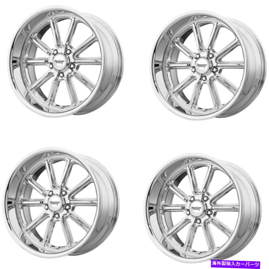 ホイール　４本セット セット4 20 "アメリカンレーシングヴィンテージVN507 Rodder Chrome 20x9.5 5x5.0ホイール0mm Set 4 20" American Racing Vintage VN507 RODDER Chrome 20x9.5 5X5.0 Wheels 0mm【並行輸入品】｜Us Custom Parts Shop USDM