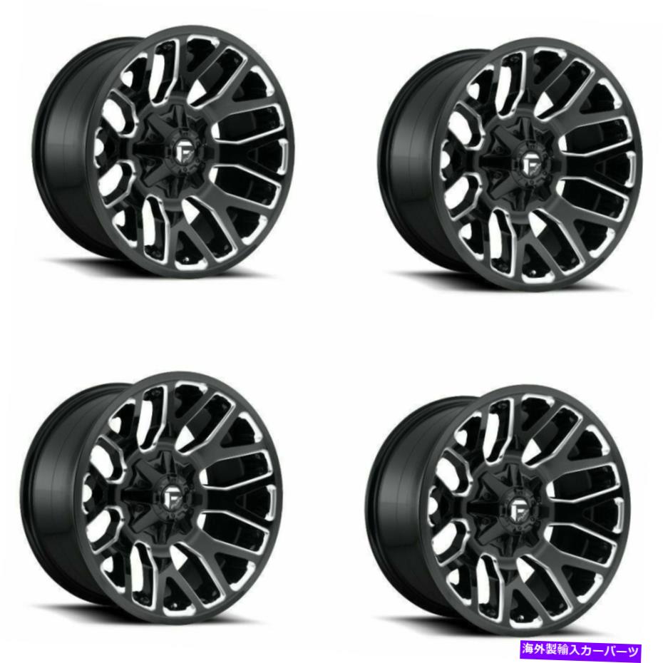ホイール　４本セット セット4 20 "Fuel D623 Warrior 20x9ブラックミリング6x135 6x5.5ホイール20mmトラックリム Set 4 20" Fuel D623 Warrior 20x9 Black Milled 6x135 6x5.5 Wheels 20mm Truck Rims【並行輸入品】｜Us Custom Parts Shop USDM