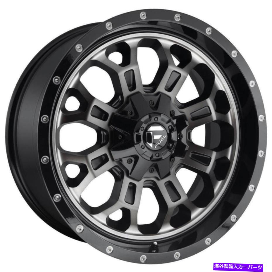 ホイール　４本セット 燃料D561クラッシュ18x9 6x120/6x5.5/6x139.7 19グロス機械加工ティントホイール（4）78.1 1 Fuel D561 Crush 18x9 6x120/6x5.5/6x139.7 19 Gloss Machined Tint Wheels(4) 78.1 1【並行輸入品】