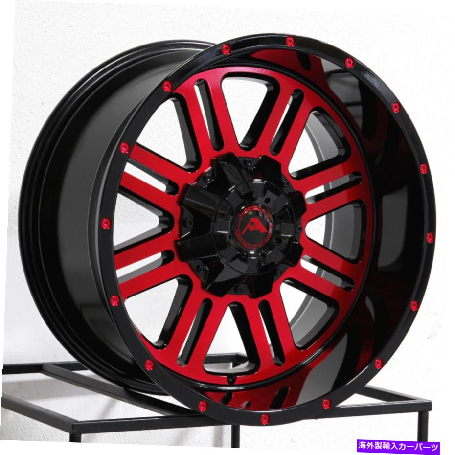 ホイール　４本セット American Off -Road A106 20x10 6x135/6x5.5 -24黒い機械加工レッドホイール（4）106.1 American Off-Road A106 20x10 6x135/6x5.5 -24 Black Machined Red Wheels(4) 106.1【並行輸入品】｜Us Custom Parts Shop USDM 351,450円