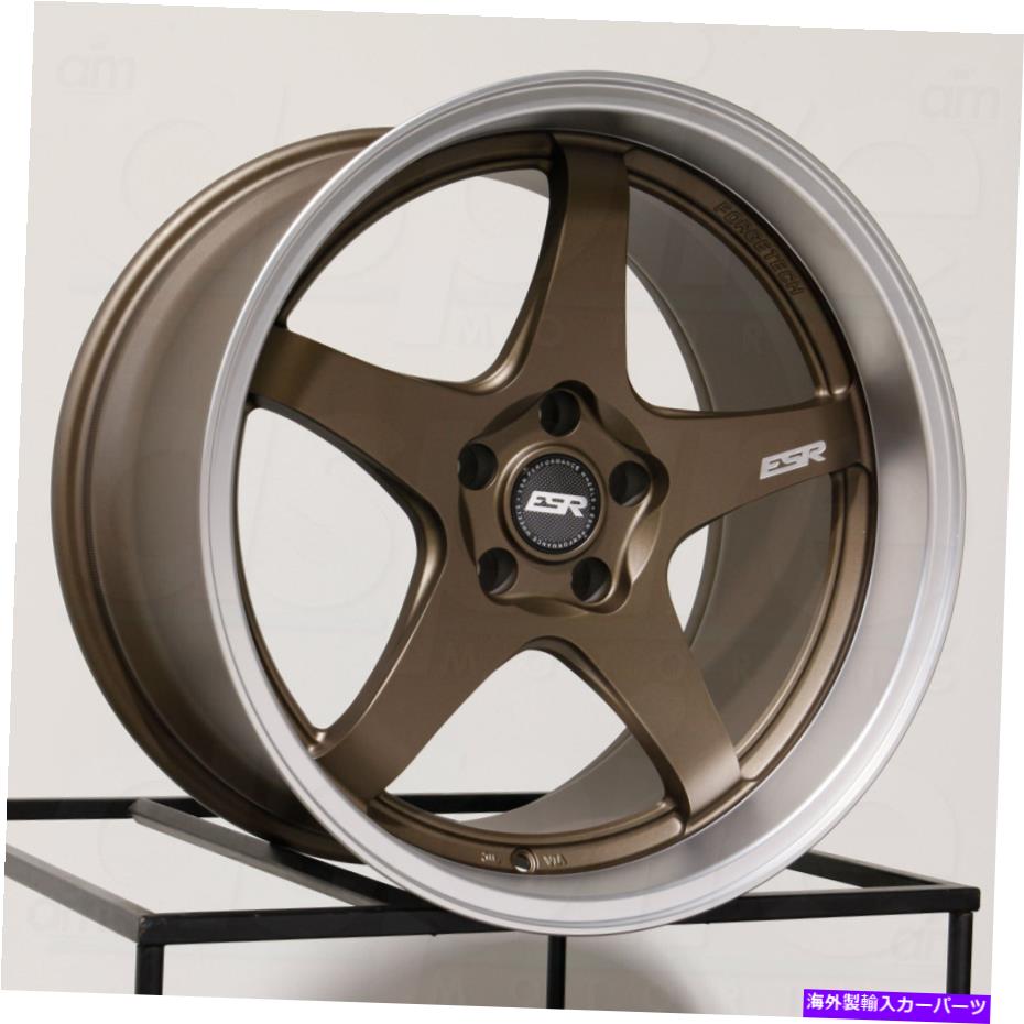 ホイール　４本セット ESR AP5 19x11 5x114.3 22ブロンズホイール（4）72.56 19 "インチリム ESR AP5 19x11 5x114.3 22 Bronze Wheels(4) 72.56 19" inch Rims【並行輸入品】｜Us Custom Parts Shop USDM