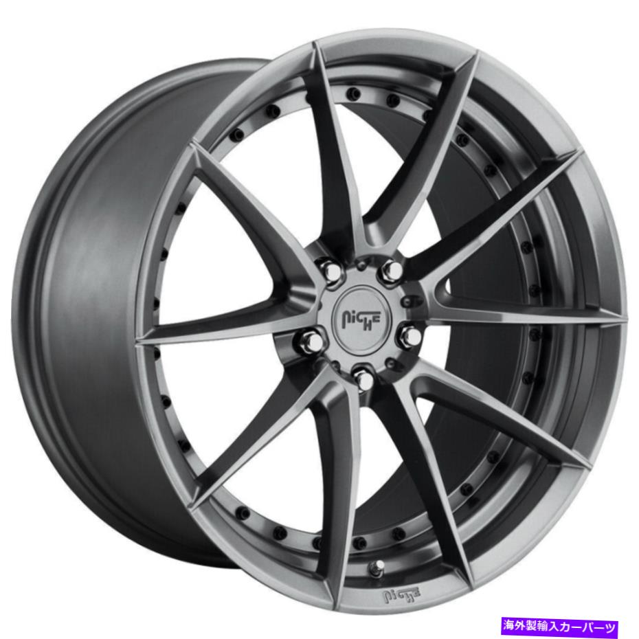 ホイール　４本セット ニッチM197セクター19x8.5 5x120 35ガンメタルホイール（4）72.56 19 \