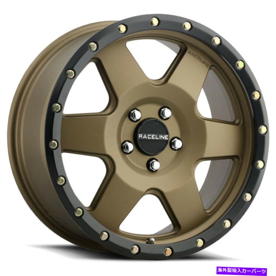 ホイール　４本セット Raceline 946bz Boost CUV 18x8 6x120 35銅ホイール（4）67.1 18インチのリム Raceline 946BZ Boost Cuv 18x8 6x120 35 Bronze Wheels(4) 67.1 18\