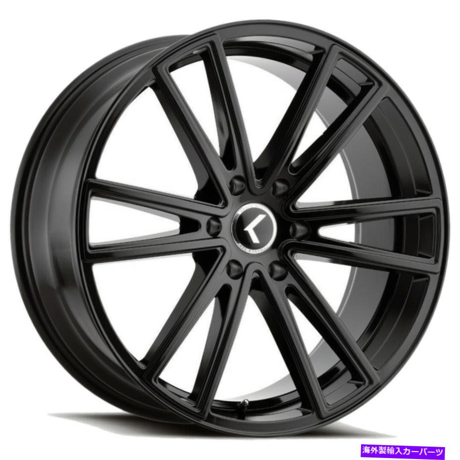 ホイール　４本セット Kraze KR190 Lusso 22x9.5 6x135 30 Gloss Black Wheels（4）87.1 22 \