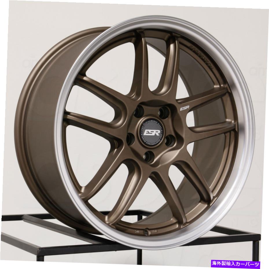 70%OFF!】 ホイール ４本セット ESR AP8 18x8.5 5x100 30ブロンズ