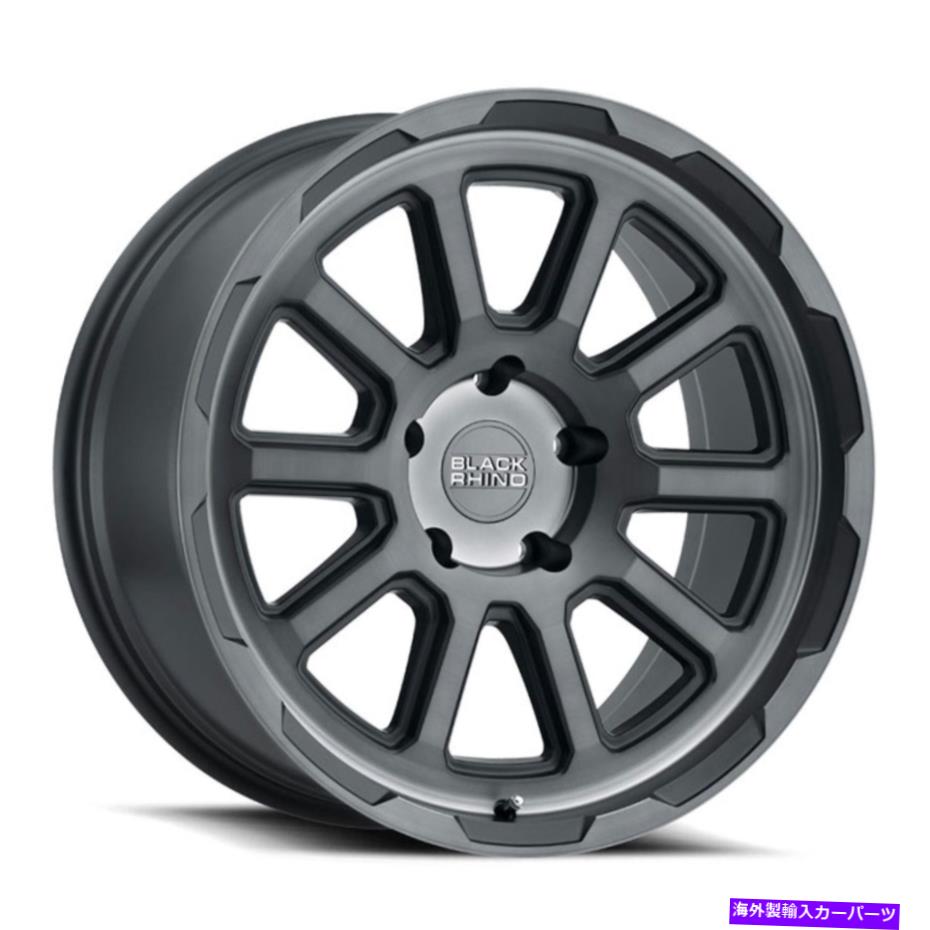 ホイール 4本セット ブラックサイチェイス18x8 5x5/5x127 10ガンメタルホイール(4)71.6 18インチリム Black Rhino Chase 18x8 5x5/5x127 10 Gunmetal Wheels(4) 71.6 18" inch Rims【並行輸入品】|Us Custom Parts Shop USDM