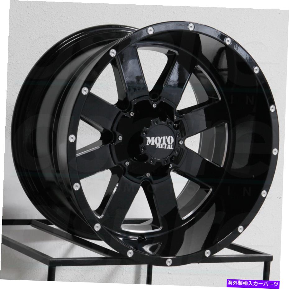 ホイール 4本セット Moto Metal Mo962 20x12 5x5.5/5x139.7 -44ブラックミリングホイール(4)78.1 20 "インチRI Moto Metal MO962 20x12 5x5.5/5x139.7 -44 Black Milled Wheels(4) 78.1 20" inch Ri【並行輸入品】|Us Custom Parts Shop USDM