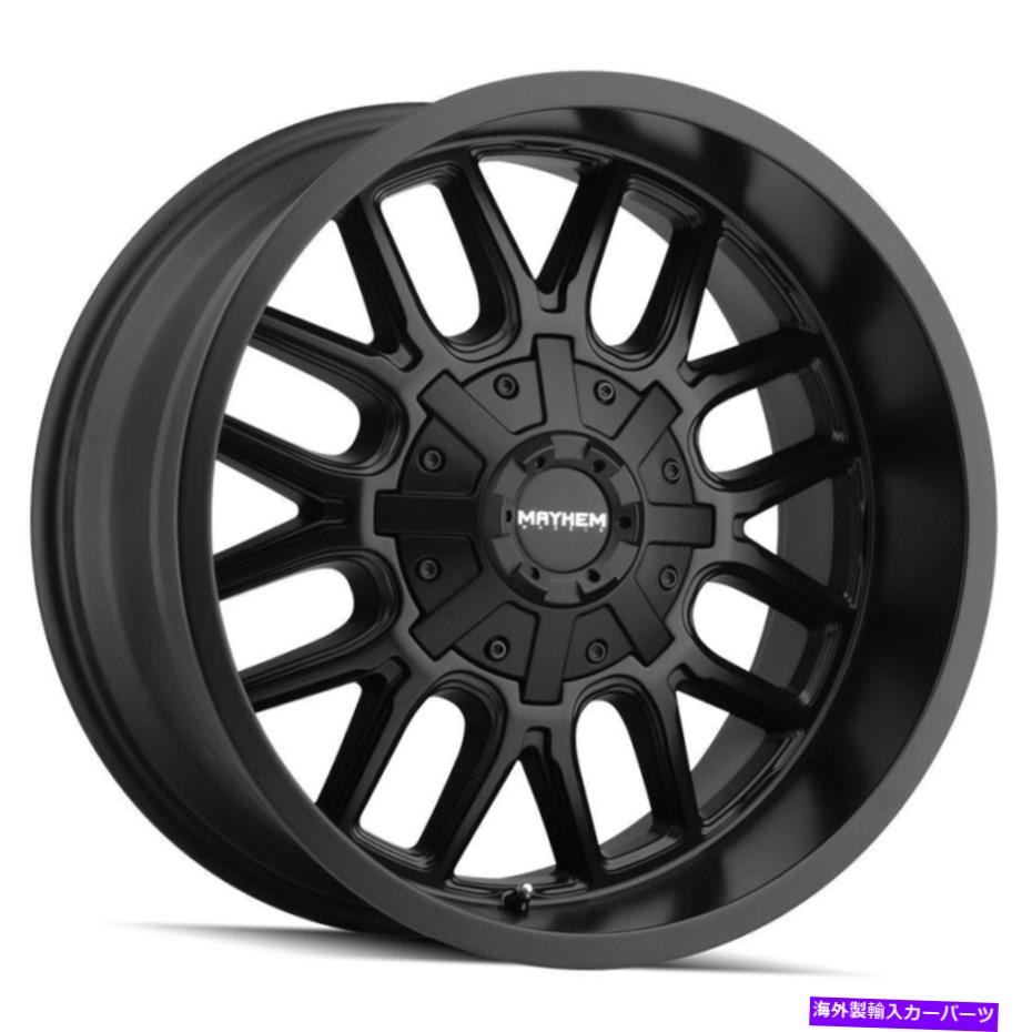 ホイール　４本セット Mayhem 8107 Cogent 20x9 6x135/6x5.5 0マットブラックホイール（4）106 20 \