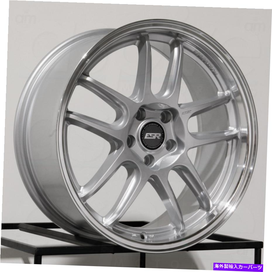 ホイール　４本セット ESR AP8 19x8.5 5x114.3 30シルバーホイール（4）72.56 19 \