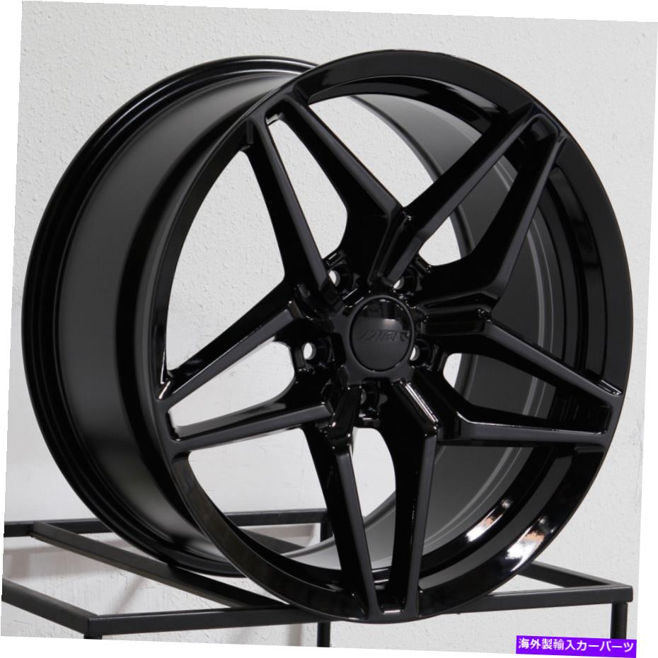 ホイール　４本セット MRRフローフォージM755フィットコルベット18x10/18x12 5x120.65 30/50ブラックホイール（4）70.3 MRR Flow Forge M755 fit Corvette 18x10/18x12 5x120.65 30/50 Black Wheels(4) 70.3【並行輸入品】