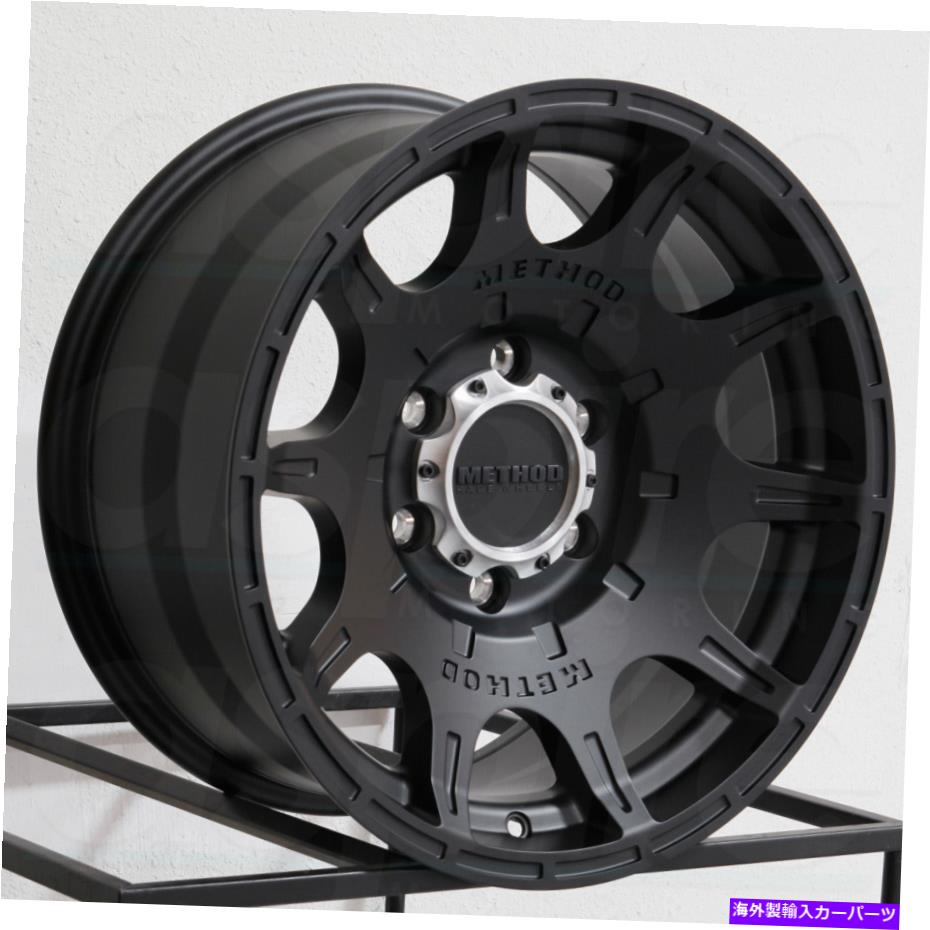 ホイール　４本セット メソッドMR308ルースト18x9 5x150 18ブラックホイール（4）110.5 18インチリム Method MR308 Roost 18x9 5x150 18 Black Wheels(4) 110.5 18" inch Rims【並行輸入品】｜Us Custom Parts Shop USDM