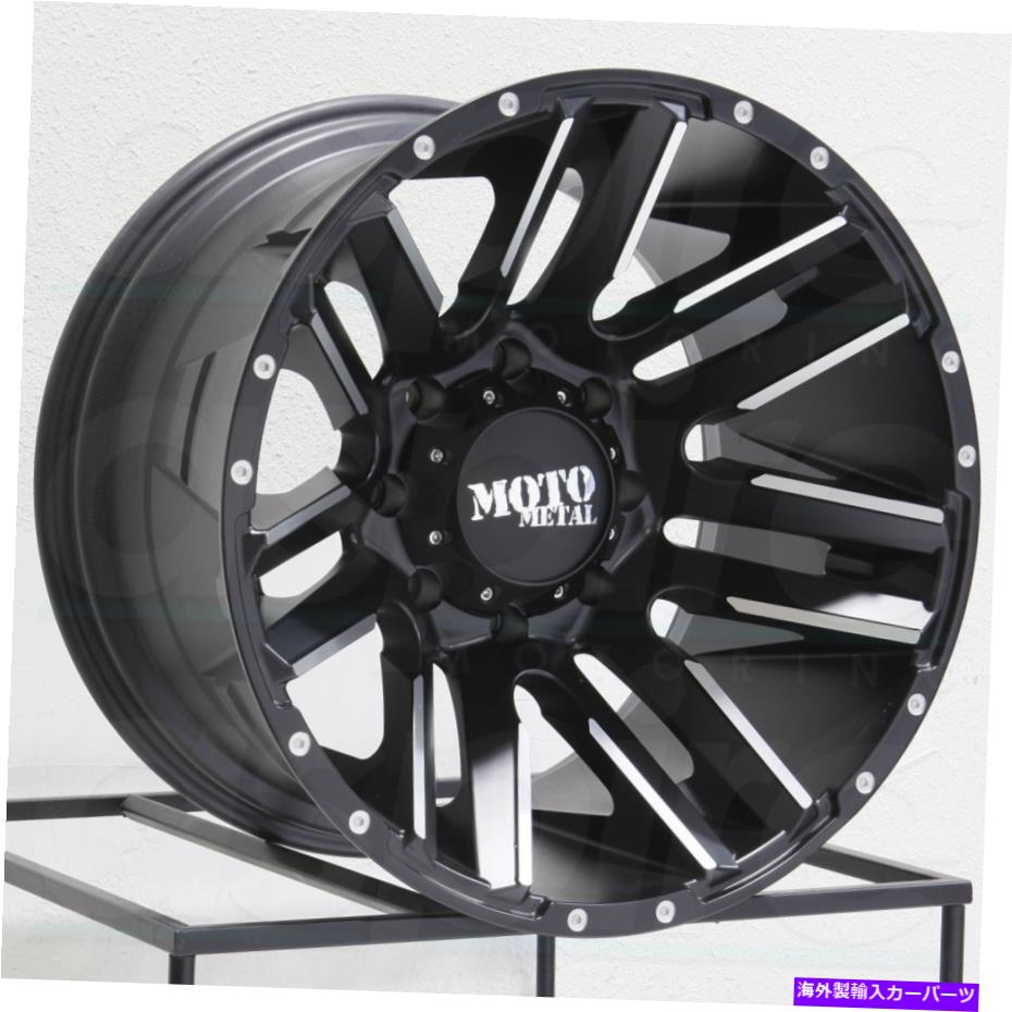 ホイール　４本セット Moto Metal Mo978 Razor 20x9 5x150 18サテンブラックマシンホイール（4）110.1 20 \