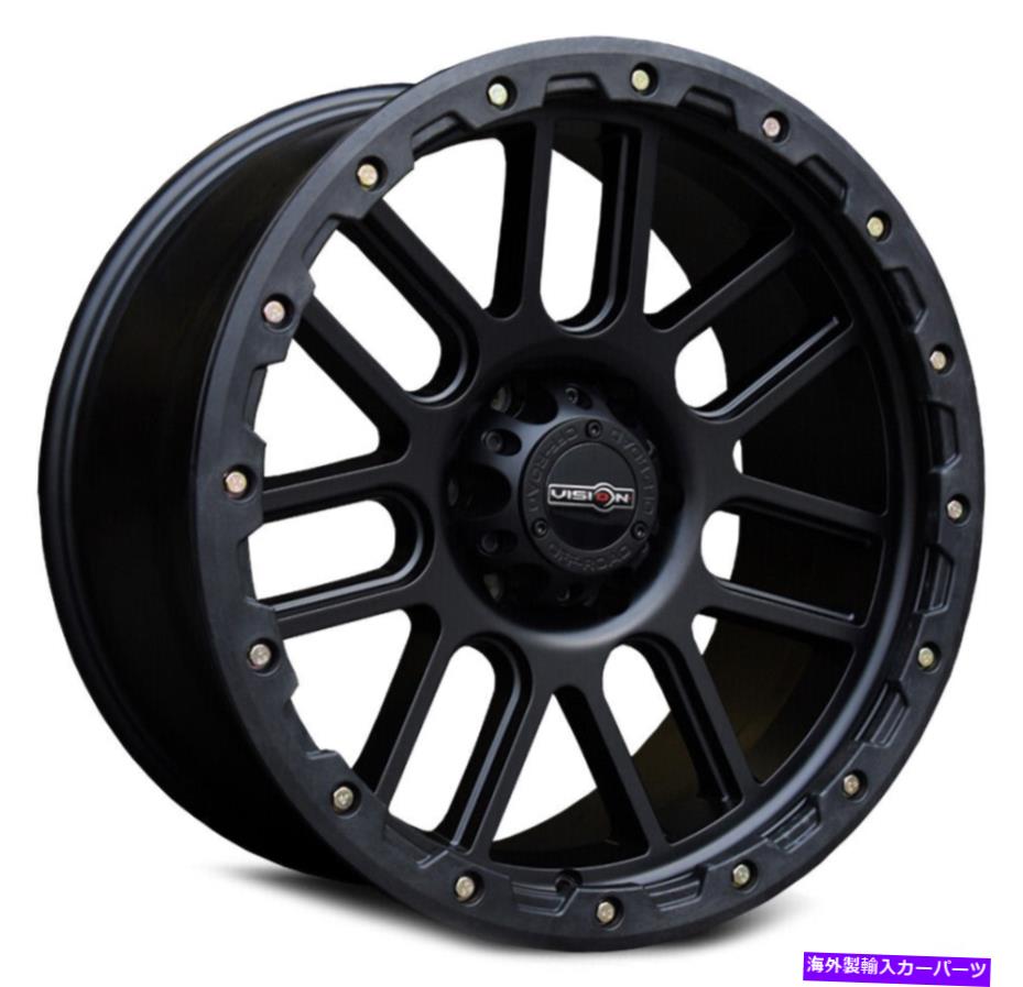 ホイール　４本セット ビジョン111 Nemesis 20x9 6x5.5/6x139.7 10マットブラックホイール（4）106.2 20 \