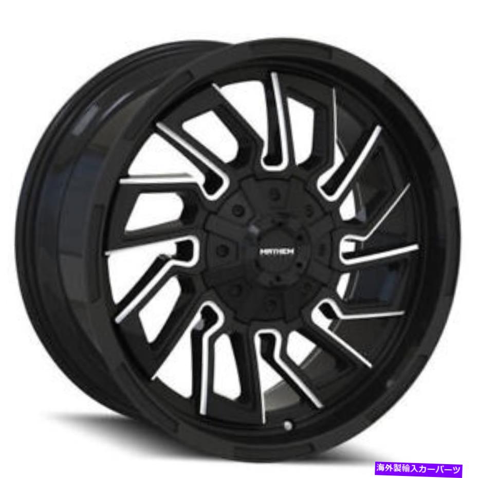 ホイール　４本セット メイヘム8111フライホイール20x9 6x135/6x5.5 0ブラックミルホイール（4）106 20 \