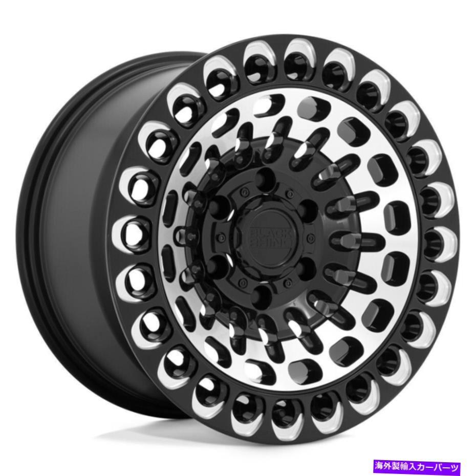 ホイール　４本セット Black Rhino Labyrinth 17x9.5 8x180 -18 Black Milled Wheels（4）125.1 17 \