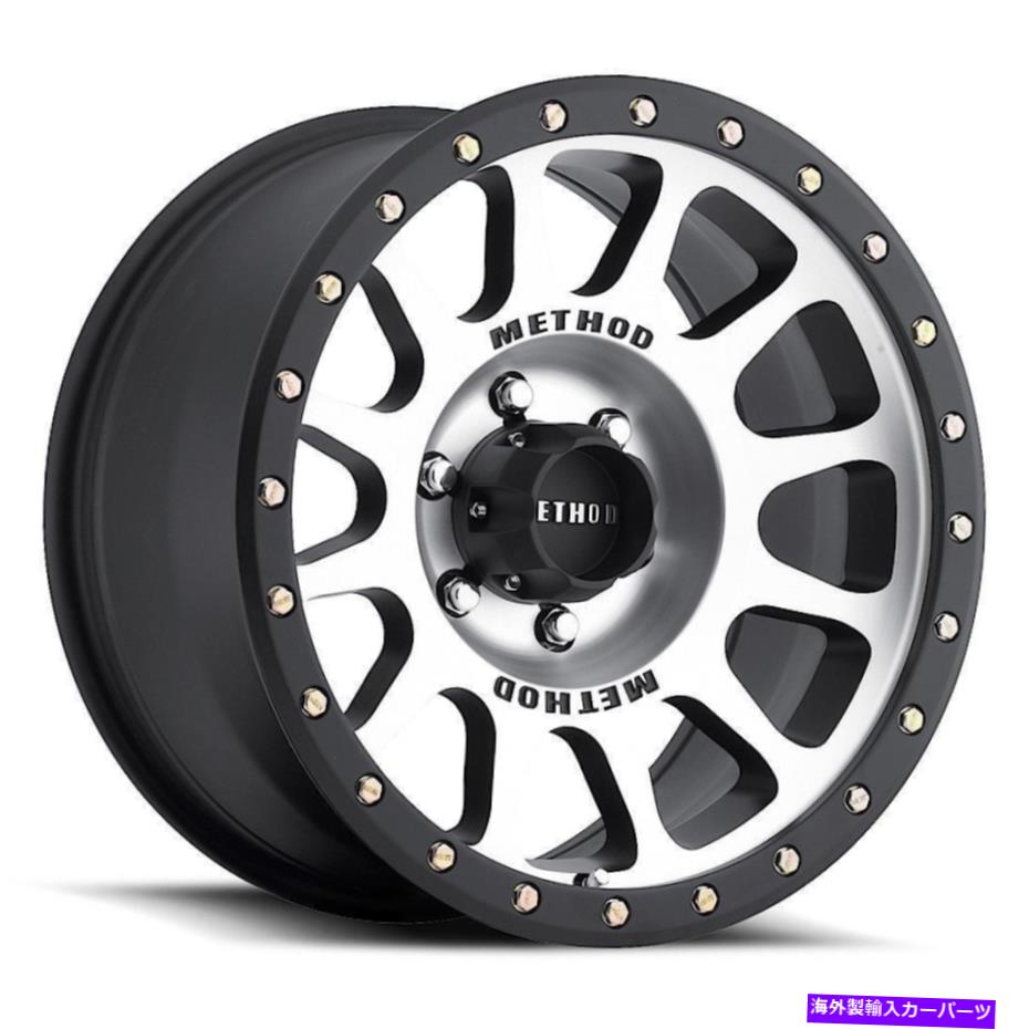 ホイール　４本セット メソッドMR305 NV 17x8.5 6x135 0ブラックマシンホイール（4）94 17 \