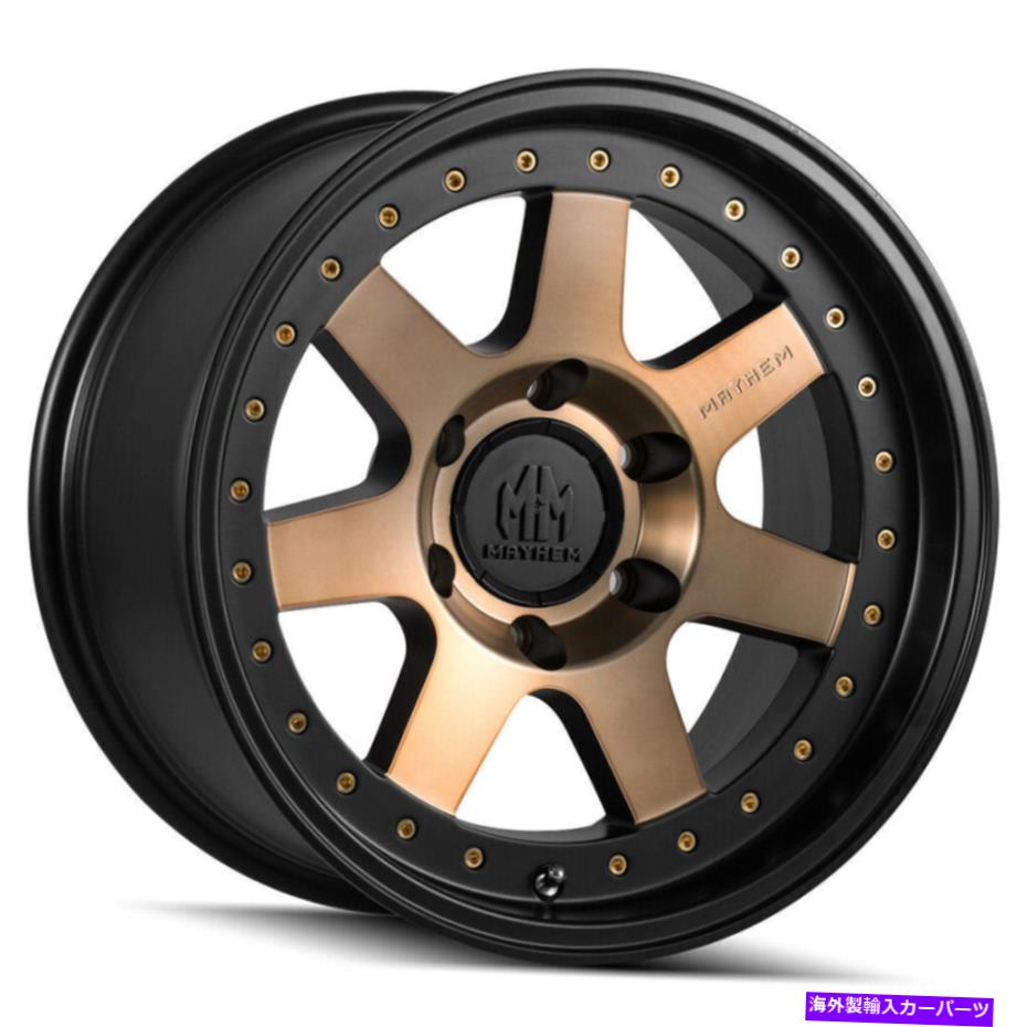 ホイール　４本セット Mayhem 8300 Prodigy 18x9 5x5/5x127 0ブラックブロンズホイール（4）78.1 18 \
