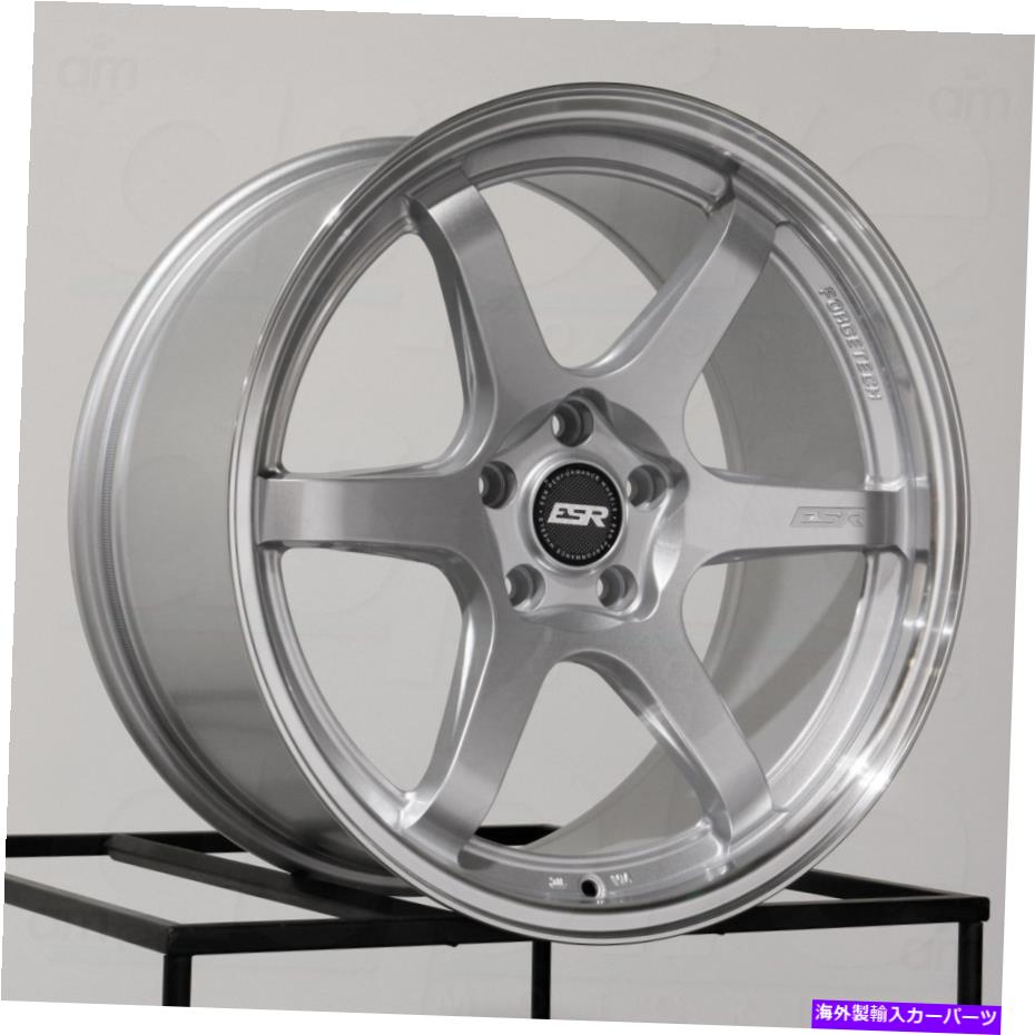 ホイール　４本セット ESR AP6 19x8.5/19x9.5 5x114.3 30/35シルバーホイール（4）72.56 19 \