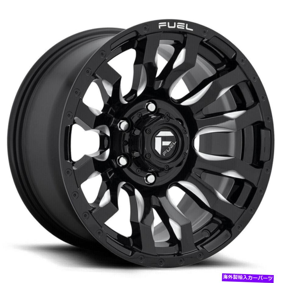 ホイール 4本セット 燃料D673ブリッツ18x9 6x135 1グロスブラックミリングホイール(4)87.1 18インチリム Fuel D673 Blitz 18x9 6x135 1 Gloss Black Milled Wheels(4) 87.1 18" inch Rims【並行輸入品】|Us Custom Parts Shop USDM