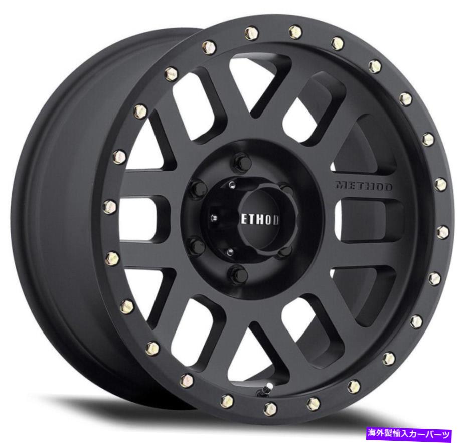 ホイール　４本セット メソッドMR309グリッド17x8.5 6x5.5/6x139.7 0ブラックホイール（4）108 17 \