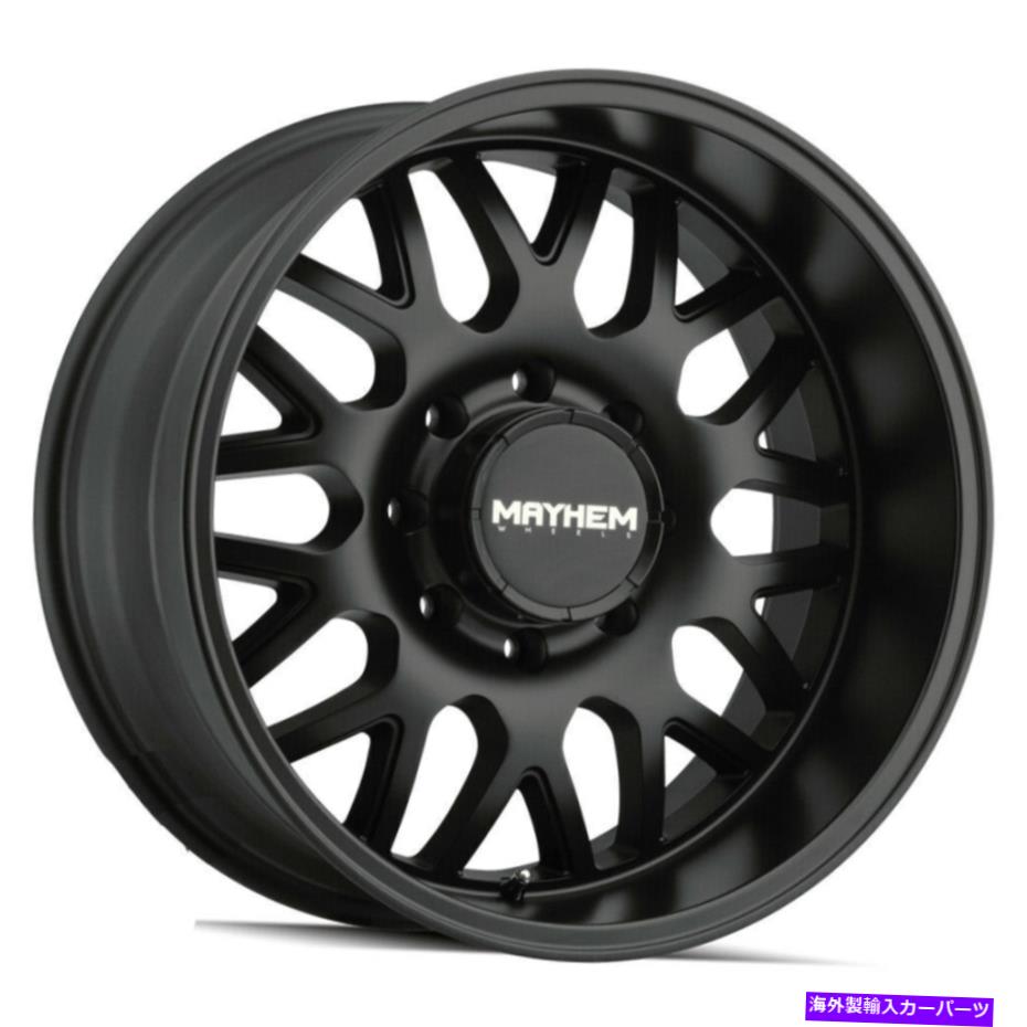 ホイール　４本セット Mayhem 8110 Tripwire 20x9 8x6.5/8x165.1 0マットブラックホイール（4）130.8 20 \