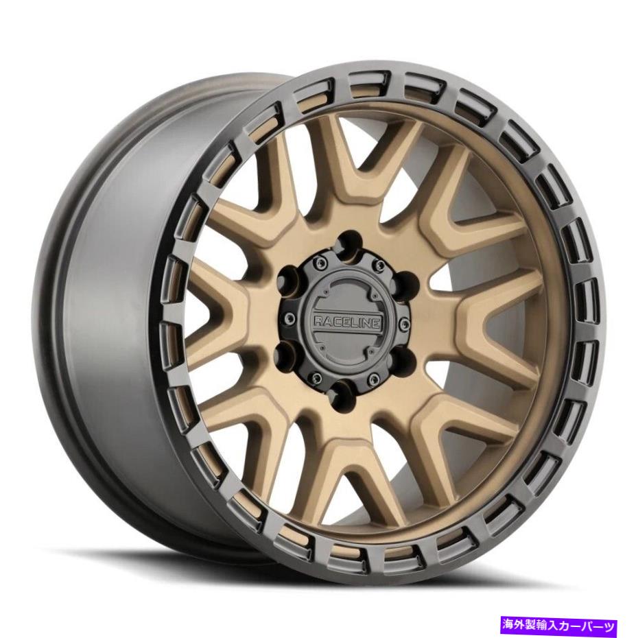 ホイール　４本セット Raceline 953 Krank 17x9 6x5.5/6x139.7 -12ブロンズホイール（4）106.1 17 \