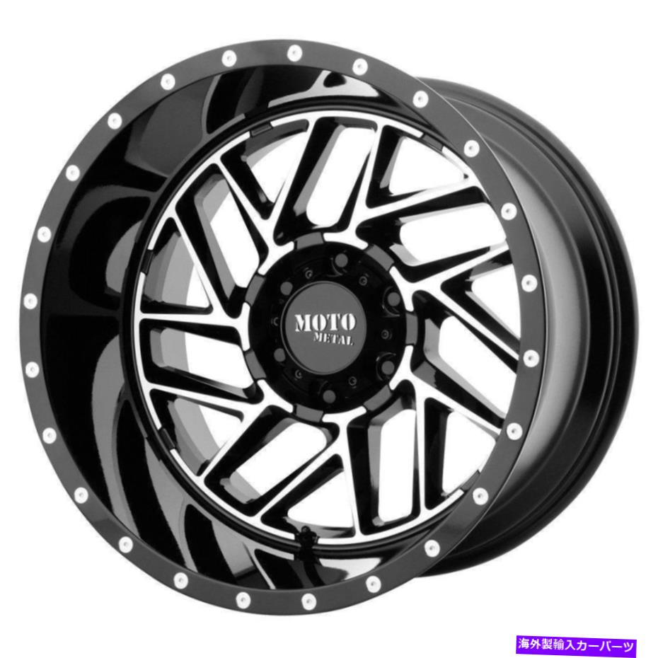 ホイール　４本セット Moto Metal MO985ブレイクアウト20x10 5x5.5/5x139.7 -18ブラックマシンホイール（4）78.1 2 Moto Metal MO985 Breakout 20x10 5x5.5/5x139.7 -18 Black Machine Wheels(4) 78.1 2【並行輸入品】