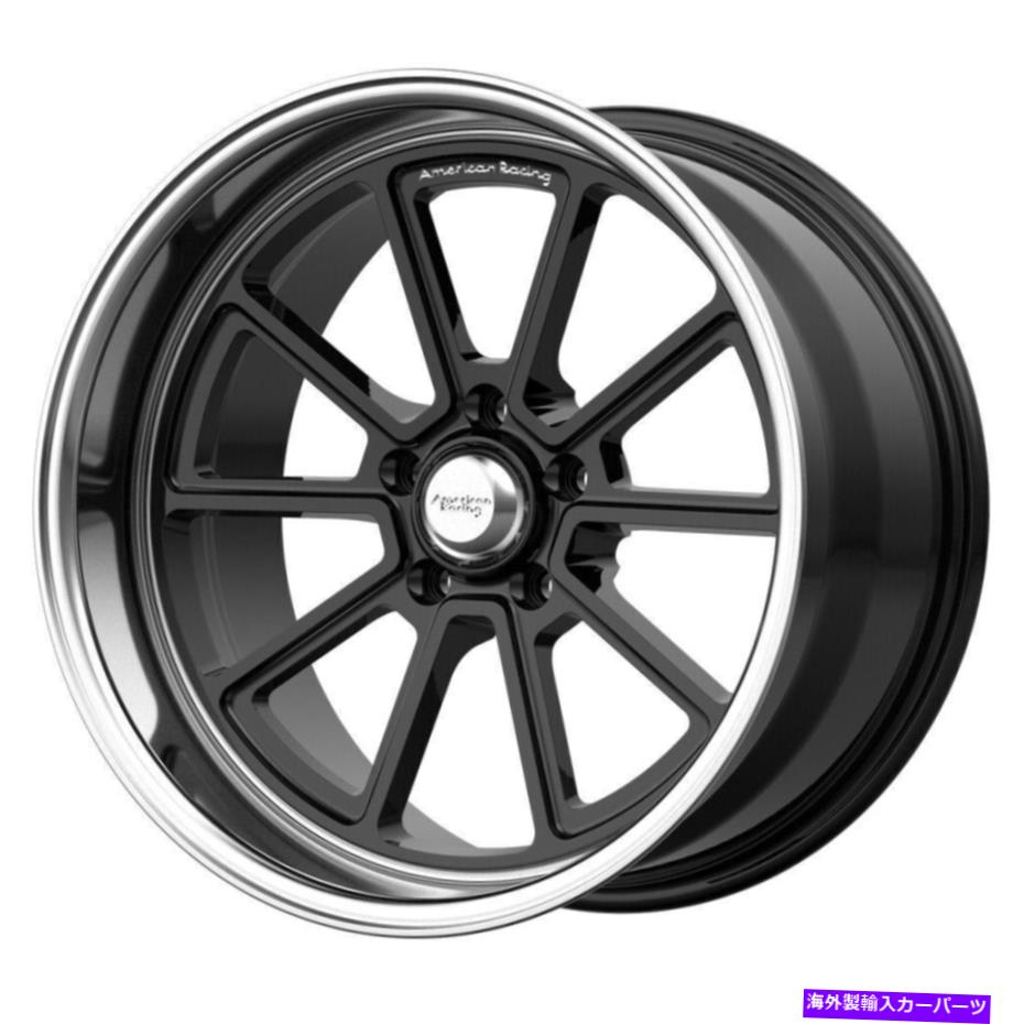 ホイール　４本セット アメリカンレーシングVN510ドラフト20x8.5 5x4.75/5x120.65 6ブラックホイール（4）72.56 20 "i American Racing VN510 Draft 20x8.5 5x4.75/5x120.65 6 Black Wheels(4) 72.56 20" i【並行輸入品】｜Us Custom Parts Shop USDM