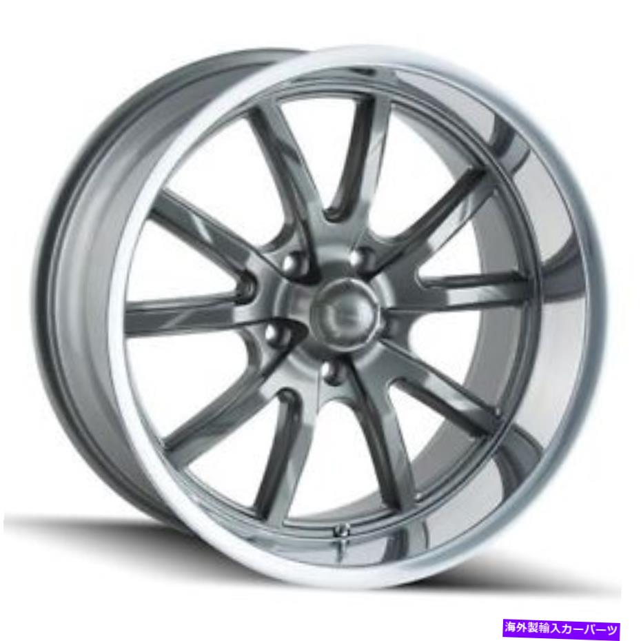 ホイール　４本セット Ridler 650 20x8.5 5x5/5x127 0ガンメタルホイール（4）83.82 20 \
