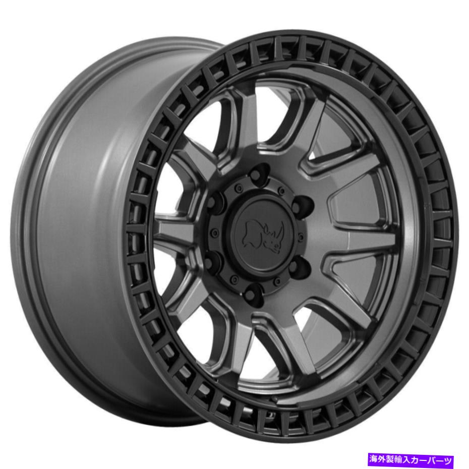 ホイール　４本セット Black Rhino Calico 17x8.5 5x120 34 Gunmetal Black Wheels（4）74.1 17 "インチのリム Black Rhino Calico 17x8.5 5x120 34 Gunmetal Black Wheels(4) 74.1 17" inch Rims【並行輸入品】｜Us Custom Parts Shop USDM