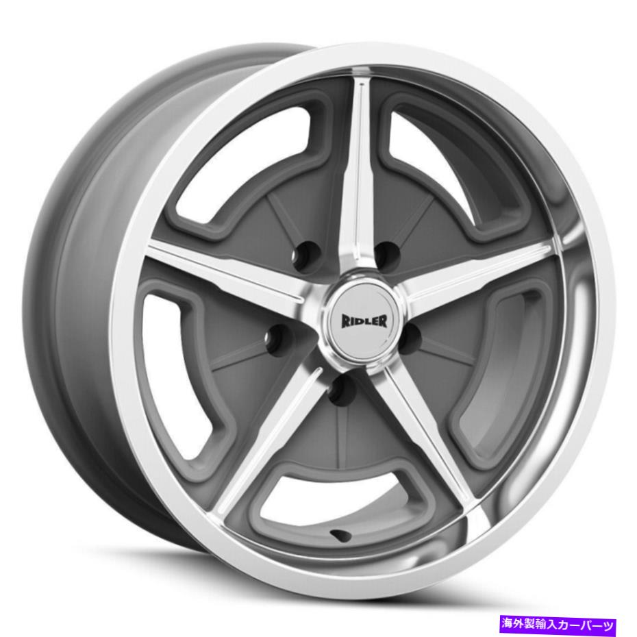 ホイール　４本セット Ridler 605 20x8.5 5x4.75/5x120.65 0ガンメタルホイール（4）83.82 20 \