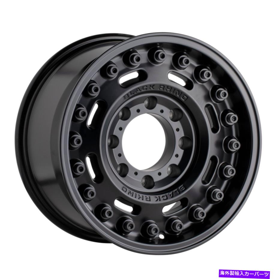 ホイール　４本セット ブラックサイアクスル18x9.5 8x170 6マットブラックホイール（4）125.1 18インチリム Black Rhino Axle 18x9.5 8x170 6 Matte Black Wheels(4) 125.1 18\