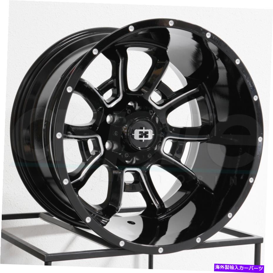 ホイール　４本セット ビジョン415爆弾20x9 8x180 12ブラックミルホイール（4）124.2 20 \