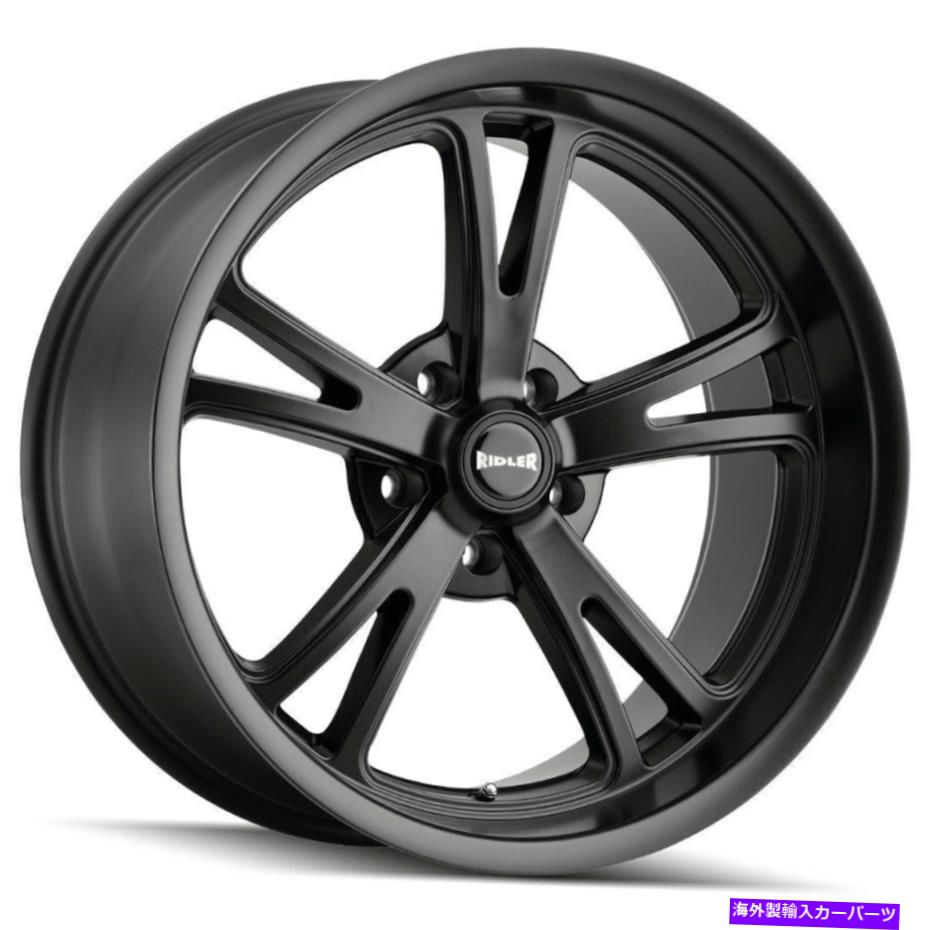 ホイール　４本セット Ridler 606 20x9 5x120 35マットブラックホイール（4）72.62 20 \