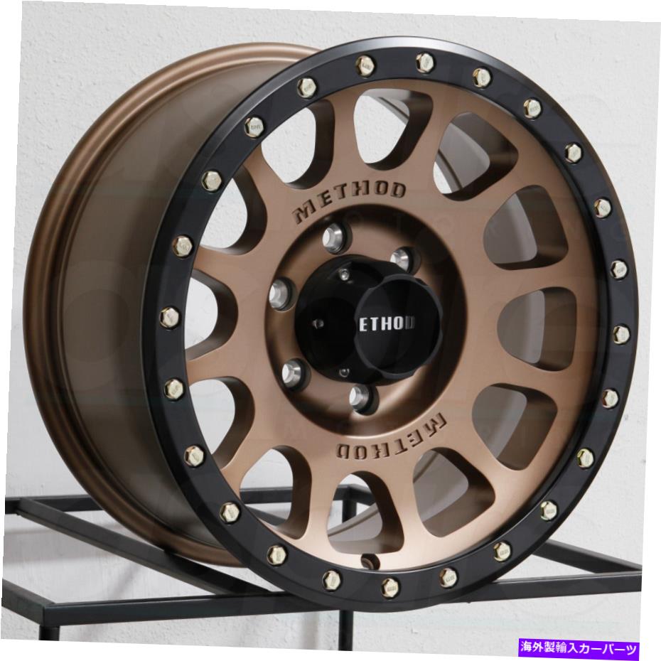 ホイール　４本セット メソッドMR305 NV 17x8.5 6x5.5/6x139.7 0ブロンズホイール（4）108 17 \