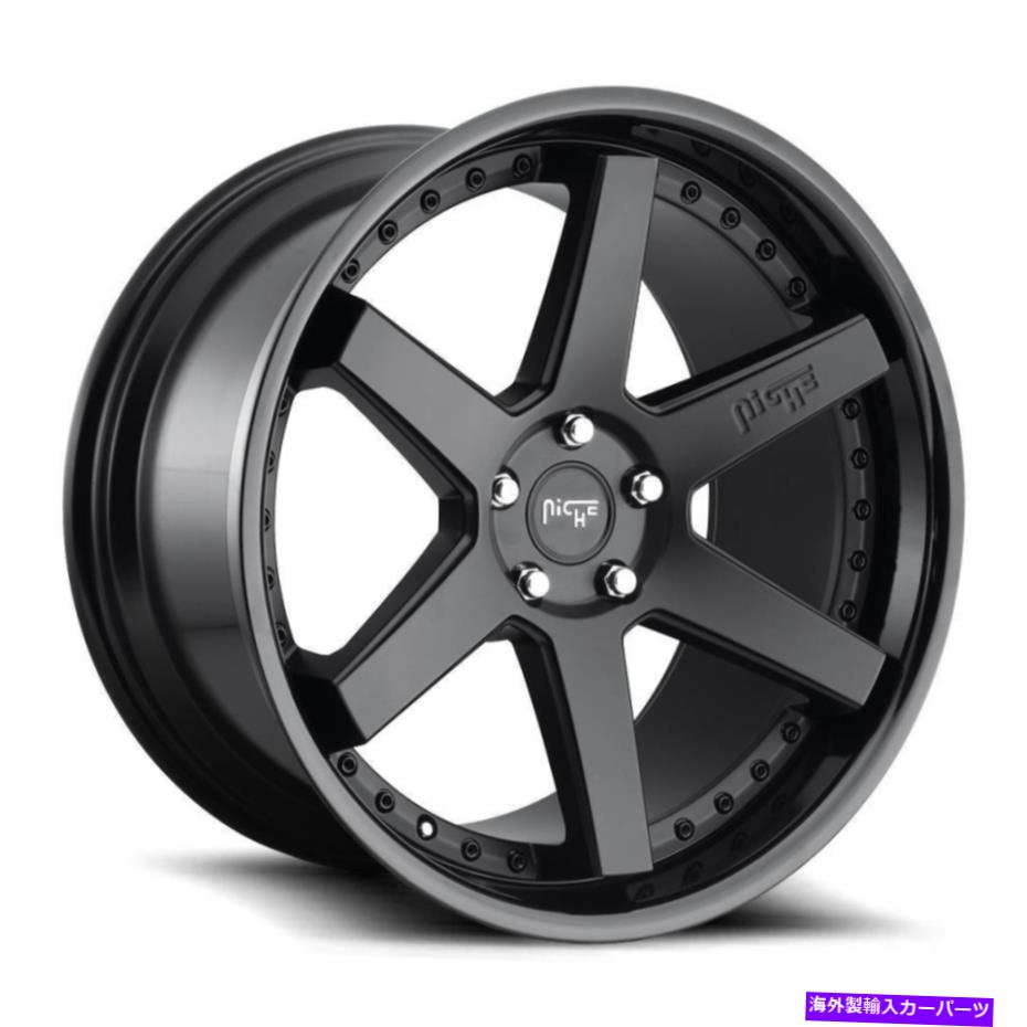 ホイール　４本セット ニッチM192 Altair 19x8.5 5x114.3 35ブラックホイール（4）72.56 19 \
