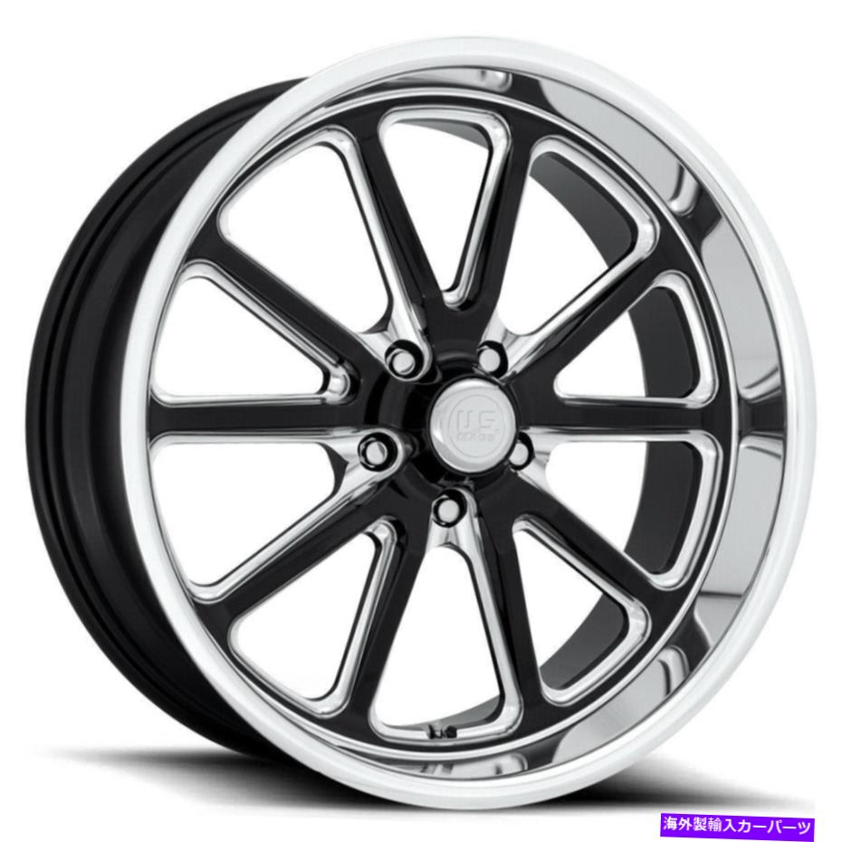 ホイール　４本セット US Mags U117 Rambler 20x8 5x5/5x127 1ブラックミリングホイール（4）78.1 20 \