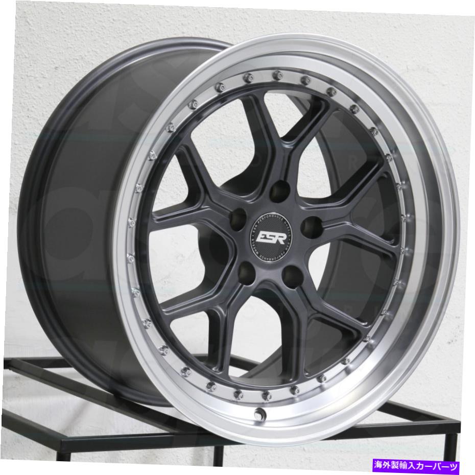ホイール　４本セット ESR CS02 CS2 19x10.5 5x120 22ガンメタルグラファイトホイール（4）72.56 19 \