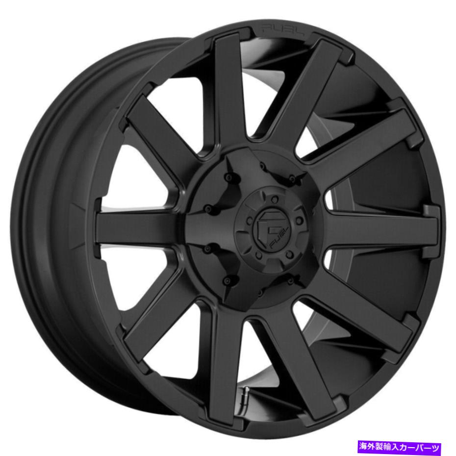 ホイール　４本セット 燃料D437コントラ20x9 8x170 1サテンブラックホイール（4）125.1 20インチリム Fuel D437 Contra 20x9 8x170 1 Satin Black Wheels(4) 125.1 20" inch Rims【並行輸入品】｜Us Custom Parts Shop USDM