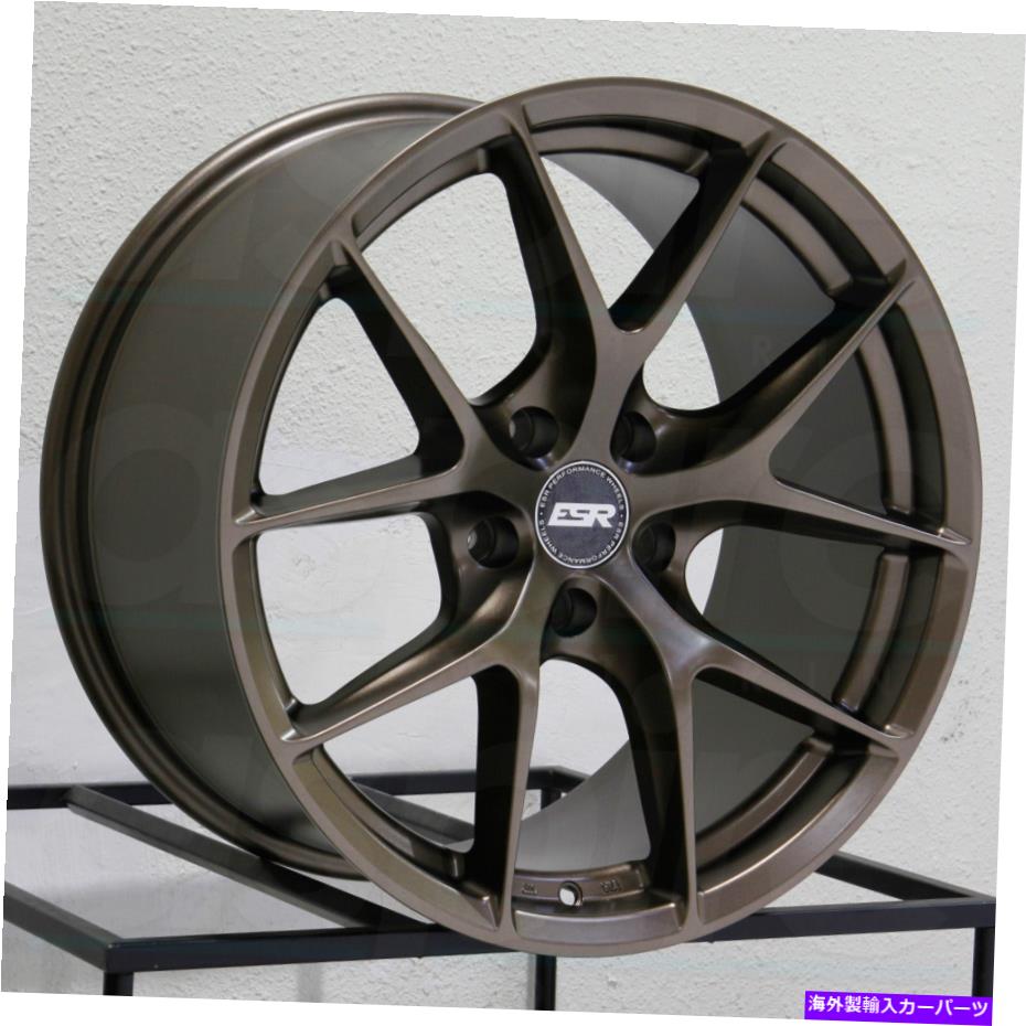 ホイール　４本セット ESR RF02 RF2 19x10.5 5x114.3 22ブロンズホイール（4）72.56 19 \