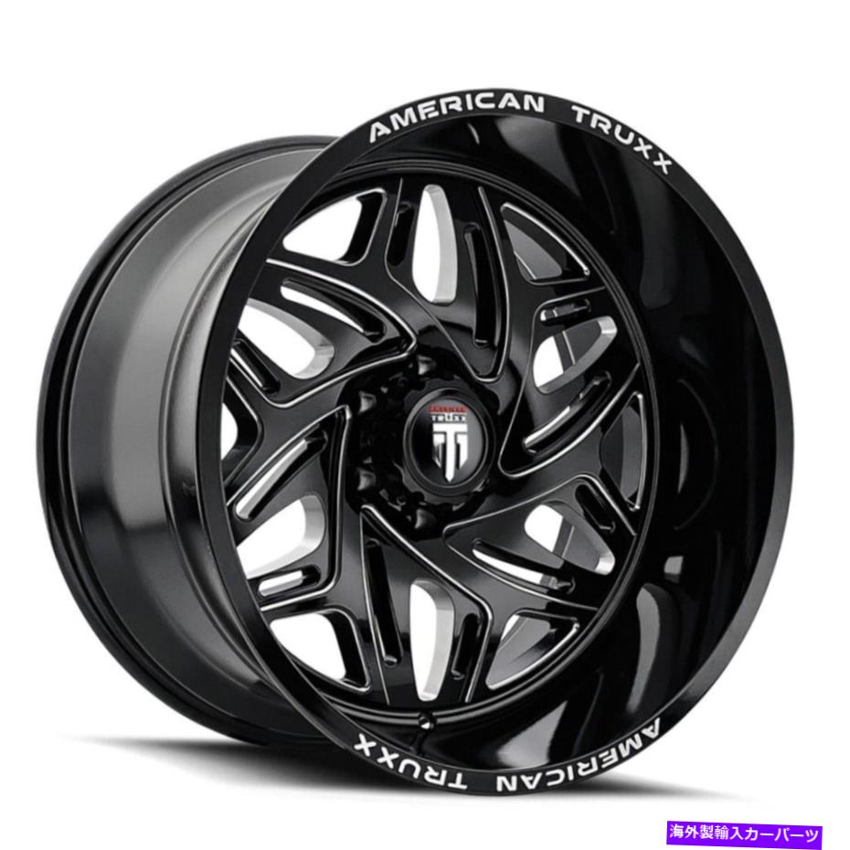 ホイール　４本セット American Truxx at1914 Euphoria 20x9 5x5/5x127 0ブラックホイール（4）78.1 20 \