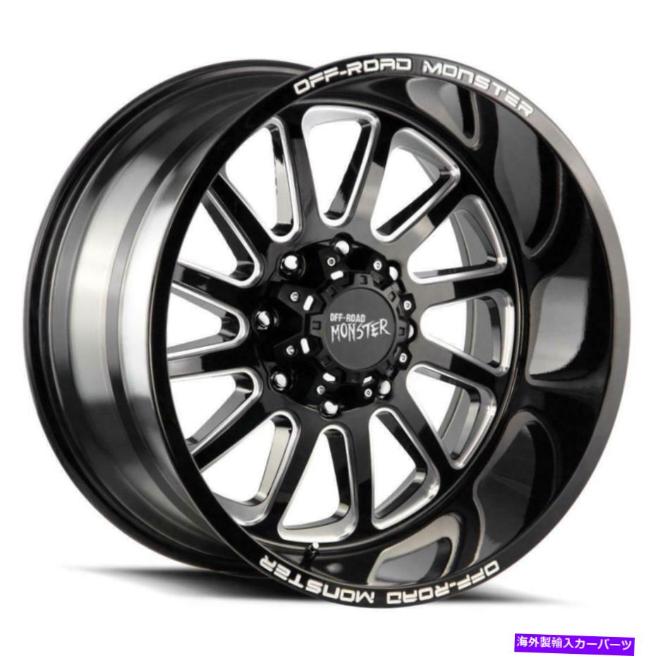 ホイール　４本セット オフロードモンスターM17 22x12 6x135 -44ブラックミリングホイール（4）87.1 22 \