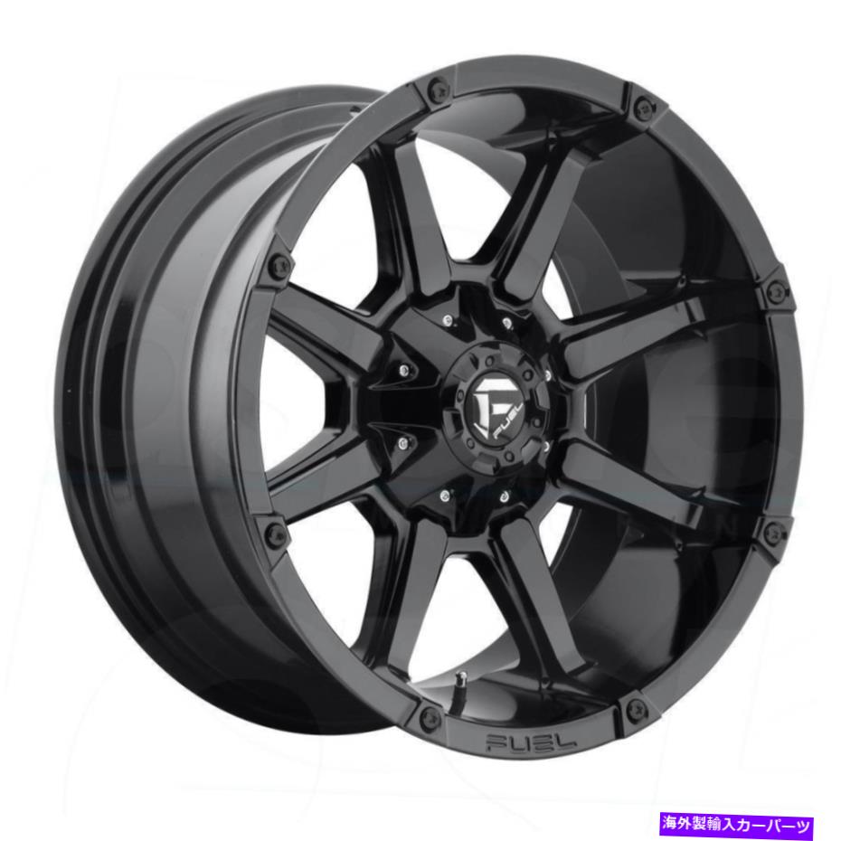 ホイール　４本セット 燃料D575カプラー20x10 5x114.3/5x5 -24グロスブラックホイール（4）78.1 20 \